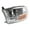 Chrome, variant on For Ram 1500/2500/3500 2011 2012 Headlight Driver Side | CAPA | Clear Lens | Chrome Housing | Code LMA | Laramie/Sport | Replacement For CH2502217, CH2502217C | 55277409AG, 55277406AC