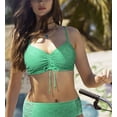 thumbnail image 3 of Freya Sundance Concealed Underwire Bralette Bikini Top (4000),34FF,Jade, 3 of 5