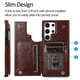 thumbnail image 4 of PU Leather Card Holder Wallet Case For Samsung Galaxy S23 S22 S21 S20 Note 20 Ultra Plus Kickstand Durable Shockproof Cover, 4 of 5