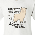 thumbnail image 4 of Inktastic Grammy's You Say Alpaca My Bags Youth T-Shirt, 4 of 5