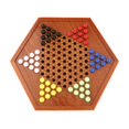 thumbnail image 2 of Chinese Checkers with 60pcs 6-Color Marbles Game Drawer Glass Marbles Acrylic Marble, 2 of 8