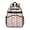 Black-218, variant on Colorful Donut and Cake Print Student Backpack Lightweight and Spacious Book Bag Adjustable Straps and Chest Strap for Comfortable Daily Use and Travel
