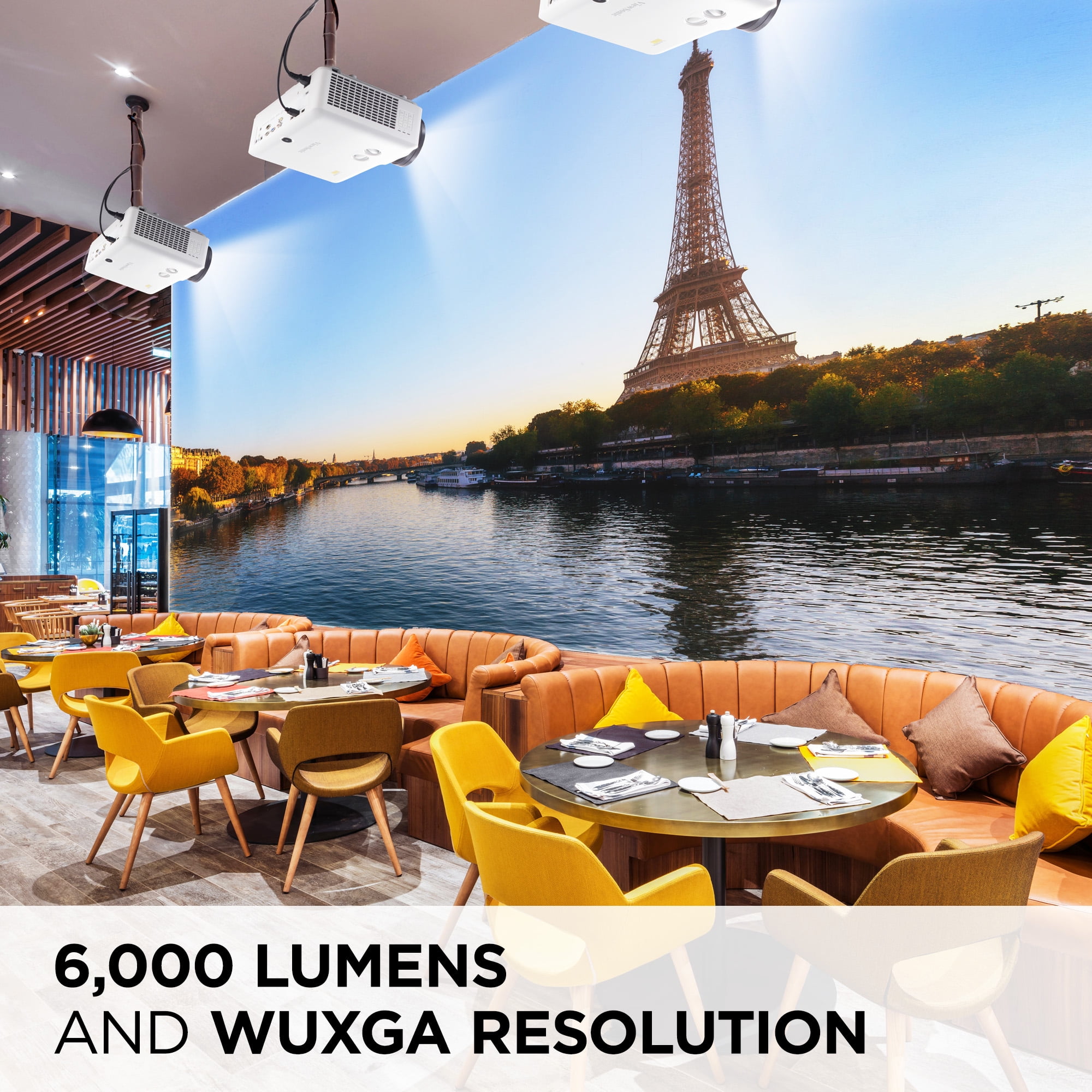 ViewSonic LS921WU 6000 Lumens WUXGA Short Throw Laswer Projector