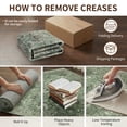 thumbnail image 6 of KoshiMe Washable Area Rug 8'x10', Non-Slip Soft Vintage Distress Floral Rugs for Living Room, Stain Resistant Low Pile Medallion Carpet for Dining Room Office, Dark Green Gray, 6 of 9