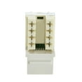 thumbnail image 4 of axGear Keystone Jack Réseau Cat 6 Ethernet 110 Punchdown 8P8C Cat6 Blanc 10 Pcs, 4 of 6