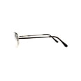 thumbnail image 3 of Mens Metal Rim Classic Rectangular Bifocal Reading Eye Glasses Gold 1.0, 3 of 4