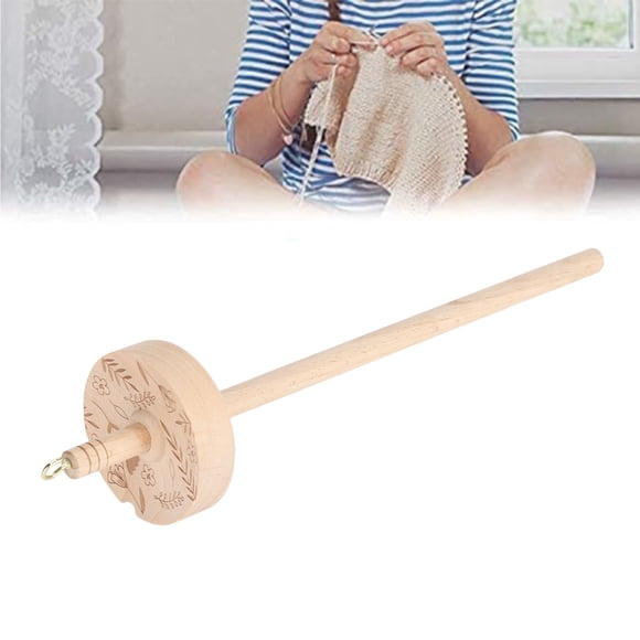Yarn Making Spindle, Top Whorl Drop Spindle Fixed Yarn Wooden For Beginners For Weaving For Felting