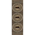 thumbnail image 1 of Mayberry Rug AD8071 2X8 2 ft. 3 in. x 7 ft. 7 in. American Destination Asheville Area Rug, Beige, 1 of 1