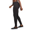 thumbnail image 4 of Hanes Legging en Jersey Extensible pour Femmes, G, Noir, 4 of 5