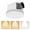 White, variant on Akicon Bathroom Exhaust Fan with Light, 80CFM 2.0 Sones, 15W Dimmable 3CCT LED, 3.5W Nightlight, Square Ceiling Vent Fan for Home, Black