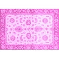 thumbnail image 1 of Ahgly Company Indoor Rectangle Oriental Purple Traditional Area Rugs, 2' x 4', 1 of 4