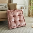 thumbnail image 4 of Home Decor Collection Stylehouse 20" x 20" Old Rose Decorative Floor Pillow, 4 of 8