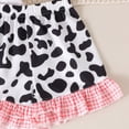 thumbnail image 4 of UAYOTSE Toddler Baby 6M 1T 2T 3T Girl Outfits Floral Summer Clothes Infant Spring Sleeve Shirt Tops Cute School Wear Shorts Set,Sizes 12-18 Months, 4 of 7