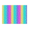 thumbnail image 4 of KLL Rainbow Scales2 Print Fleece Throw Blanket, Horizontal Fleece Bedding Cute Soft Blankets Comfy Fleece Flannel Plush Home Decor for Couch & Bed -50"x40", 4 of 9