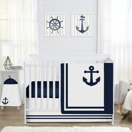 UPC: 0846480049630 | Anchors Away Collection 4 Piece Crib Bedding