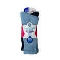 thumbnail image 5 of Doctor's Choice Diabetic Full Cushion Crew Women's Socks, Denim/Navy, Large, Shoe Size 10-13, 4 Pack, 5 of 6