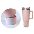 thumbnail image 7 of Shoreew Bottle Bottom Sleeve Cover Non-Slip Contrast Color Flexible Wide Compatibility Good Protection Tumbler Water Bottle Silicone Boot Sleeve Household Supply, 7 of 7