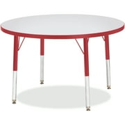 Elementary Height Color Edge Round Table