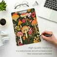 thumbnail image 3 of FORMRS Acrylic Clipboard with Low Profile Clip Standard A4 Letter Size, 12.5" x 9", Colorful Mushroom, 3 of 8