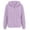 Purple, variant on Jackets For Kids Girls Hooded Zip Up Solid Color Casual Windproof Coat Outwear Clothes Size 10-11T