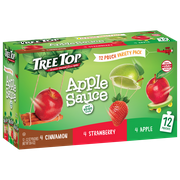 Tree Top Variety Pack Apple Sauce, 3.2 Ounce Pouch, 12 Ct