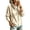 White, variant on Sorvello Women's Lightweight Fleece Lined Jacket, Long Sleeve Casual Fall Outerwear With Pockets Army Green L