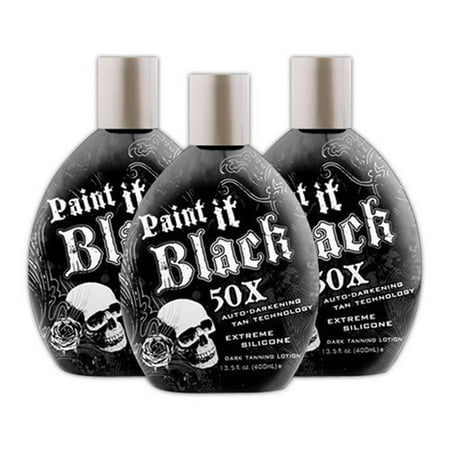 Millennium Tanning Paint It Black 50X Indoor Dark Tanning Bed Lotion Lot of (Best Colors Paint Tanning Salon)