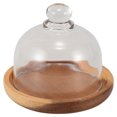 thumbnail image 1 of Mini Tray With Cover For Dessert Cupcake Mini Cake Serving Tray With Dome Cover Food Plate, 1 of 8
