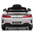 thumbnail image 6 of CIPACHO Licensed Mercedes-Benz AMG GTR Dual drive 12V Powered Ride Ons Sports Car with 2.4G Remote Control, White, 6 of 15