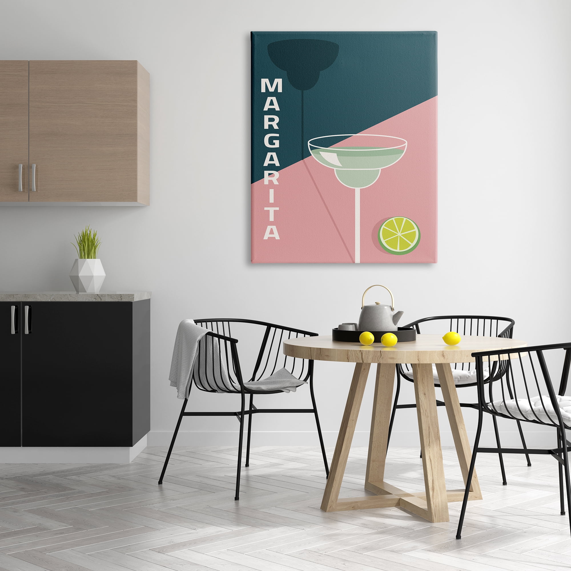 Stupell Industries Modern Margarita Blocked Citrus Contemporary Cocktail Graphic Art Gallery Wrapped Canvas Print Wall Art, Design by Birch&Ink
