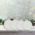 thumbnail image 4 of Glass Crafting Christmas Tree Ornaments - Designer DIY Balls from Christmas By Krebs (Frost with Silver Caps-8 Pieces, 2 5/8 inch (67mm)), 4 of 6