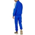thumbnail image 2 of Ma Croix Mens Tracksuit USA Made Striped Active Workout Casual Sweatsuit Jacket & Pants Set, 2 of 7
