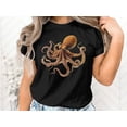 thumbnail image 2 of Ocean Octopus Fish Sea Creature Animal Graphic Design Gift T-Shirt Giant Pacific Octopus Birthday Holiday Presents Tshirt, 2 of 10