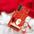 thumbnail image 1 of Christmas 3D Reindeer Santa Claus Tree Hat Case For iPhone X XR For iPhone XS Max Snowman 3D Key Chain Tpu Cover, 1 of 5
