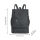 thumbnail image 3 of Mochila de gimnasio para mujer Bolso de fitness de separación húmeda y seca multifuncional (negro), 3 of 6