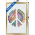 thumbnail image 3 of Rachel Caldwell - Feather Peace Wall Poster, 14.725" x 22.375", Framed, 3 of 3