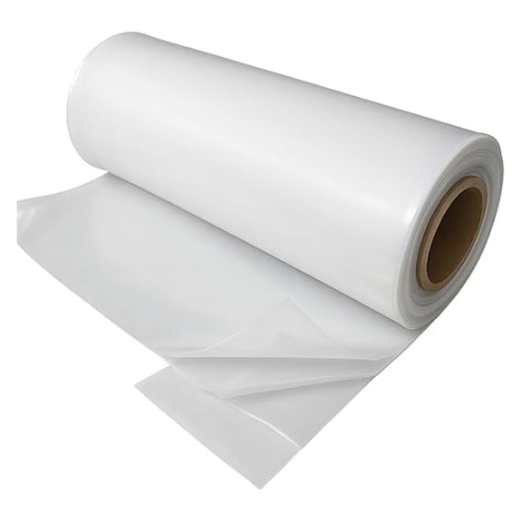Plastic Rolls Heavy Duty – 6 Mil Plastic Sheeting (6' x 100'), Construction & Agriculture Grade Polyethylene Film, Vapor Barrier, Drop Cloth –