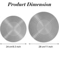 thumbnail image 7 of NOGIS Simmer Plate Heat Diffuser for Gas Stove 9.4'' Round Stove Diffuser Fast Defrosting Tray Simmer Ring Plate Multifunctional Thawing Plate for Gas Stovetop Pot Protection, 7 of 7