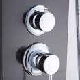 thumbnail image 3 of Shower Stainless Steel Bathroom Shower Panel Black Column Mixer 6 Jet with Temperature Display, 3 of 7