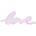 thumbnail image 2 of Northlight LED Love Neon Lighted Wall Sign - 18" - Pink, 2 of 8