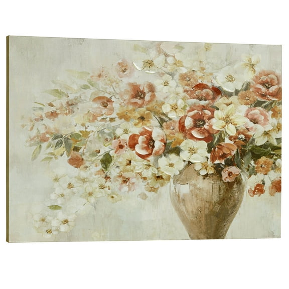 Bouquet of Blooms Floral Giclee on Canvas Wall Art Multi Warm 28 by 40 Inches