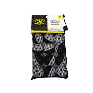 Athletic Works High-Impact Practice Golf Balls, 12 Pack