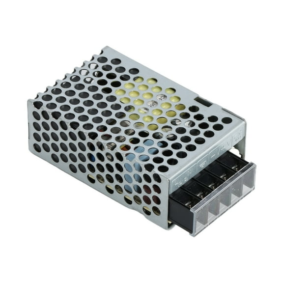 Feedannce 5V 5A 25W Switching Power Supply, Compact, High Efficiency, MEAN WELL RS-25-5