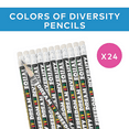 thumbnail image 3 of Colors Of Diversity Pencils - Stationery - 24 Pieces, 3 of 3