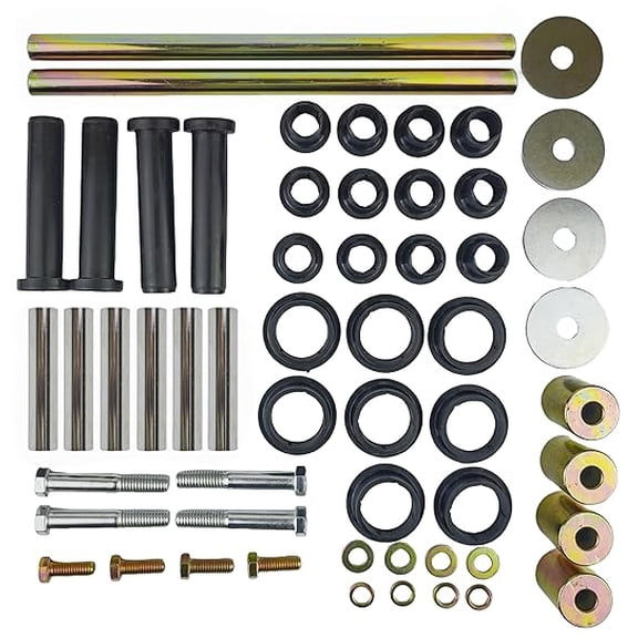 Rear A-Arm Bushing Shafts Bolts Kit Fit for Polaris Sportsman 400/450/600/700 (2003-2007) & Polaris Sportsman 500/800 (2003-2010) - Replacement Parts 5020826, 5434548, 5434551, 5133806, 5434550