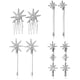 thumbnail image 5 of 8 Uds. Horquillas para el pelo con diamantes de imitación, horquillas decorativas para el pelo, horquillas con forma de estrella, horquillas para boda, Accesorios para peinados brillantes para mujer, 5 of 7