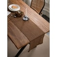 thumbnail image 2 of Hotian Macrame Linen Table Runner with Tassel for Kitchen Dining and Home Decor Brown 63" x 11.8"/160*30cm, 2 of 5