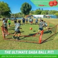 GoSports Gagagon 20ft Gaga Ball Pit KidSafe, Includes 2 Balls & Case