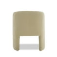 thumbnail image 4 of Modrest Danube Modern Beige Fabric Dining Chair, 4 of 5