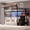 Black+Brown, variant on Advwin Twin Size Loft Bed with Stairs & 23.6" Extra-Tall Guardrails, Upholstered Headboard, Bedside Shelf, Open Wardrobe, 6 Drawers & LED Lights, Metal Loft Bed Frame, White